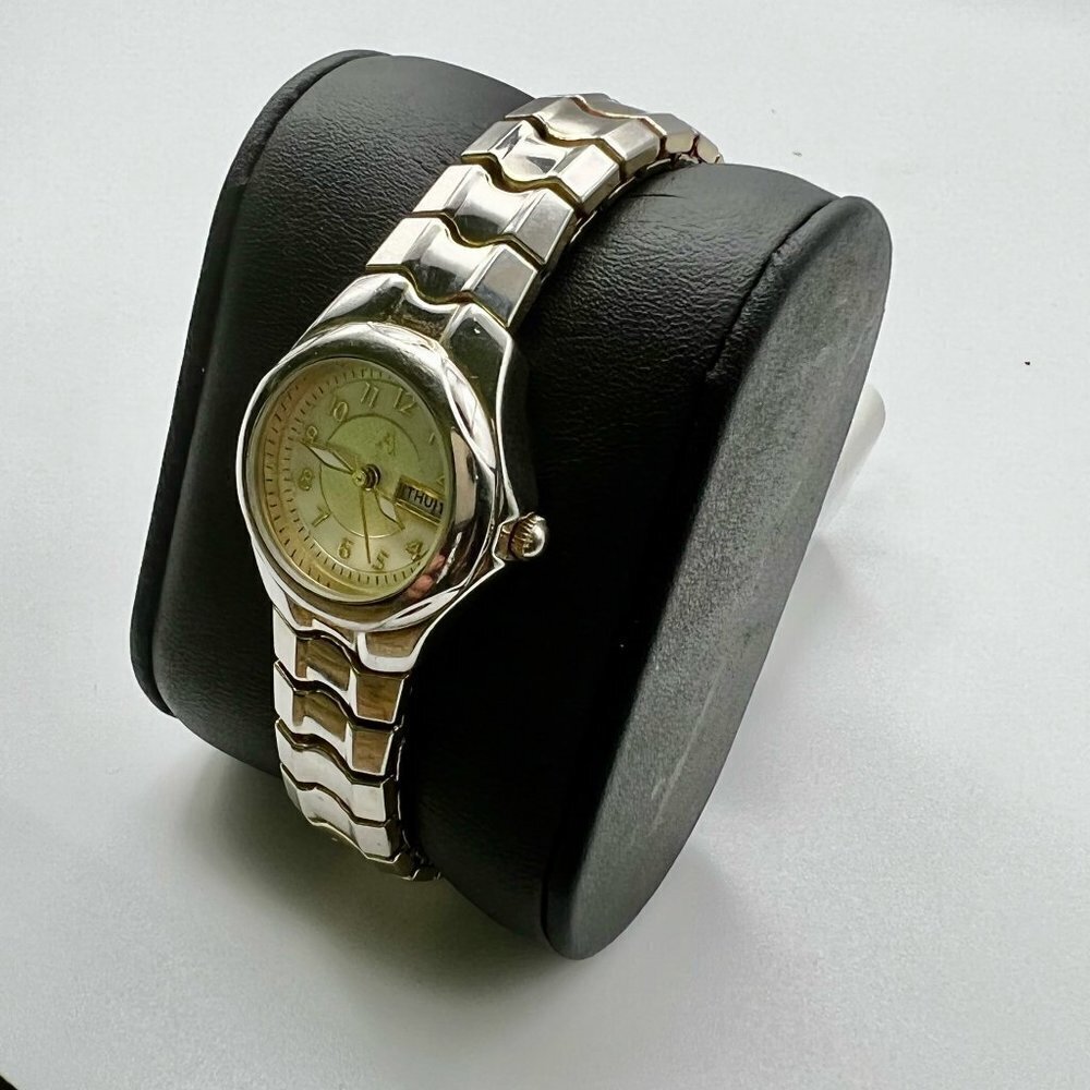 AGENDA Ladies Petite Watch Silver Gold Working - Picture 3 of 7